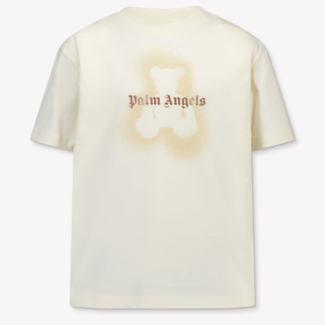Palm Angels Kinder Mädchen T-Shirt In Grauweiß