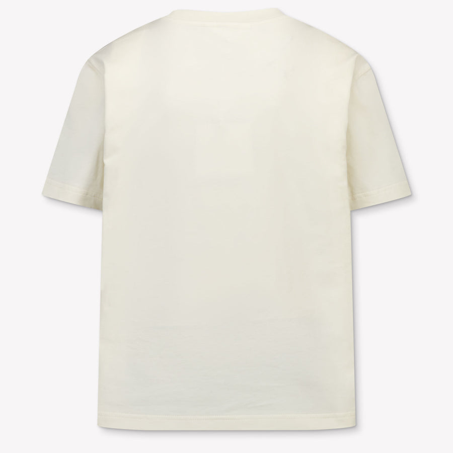 Palm Angels Kinder Mädchen T-Shirt In Grauweiß
