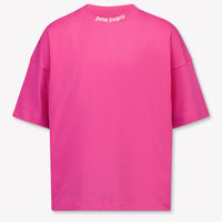 Palm Angels Kinder Mädchen T-Shirt In Fuchsia