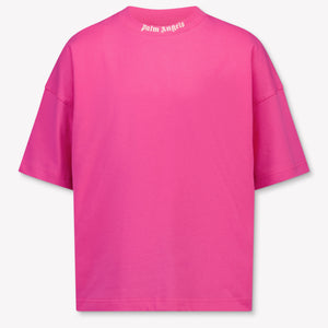 Palm Angels Kinder Mädchen T-Shirt In Fuchsia