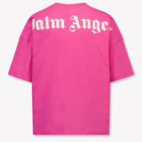 Palm Angels Kinder Mädchen T-Shirt In Fuchsia