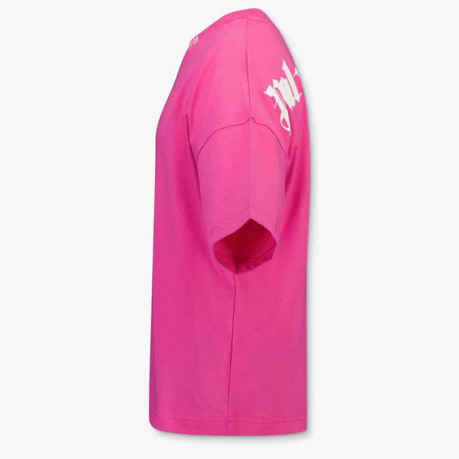 Palm Angels Kinder Mädchen T-Shirt In Fuchsia