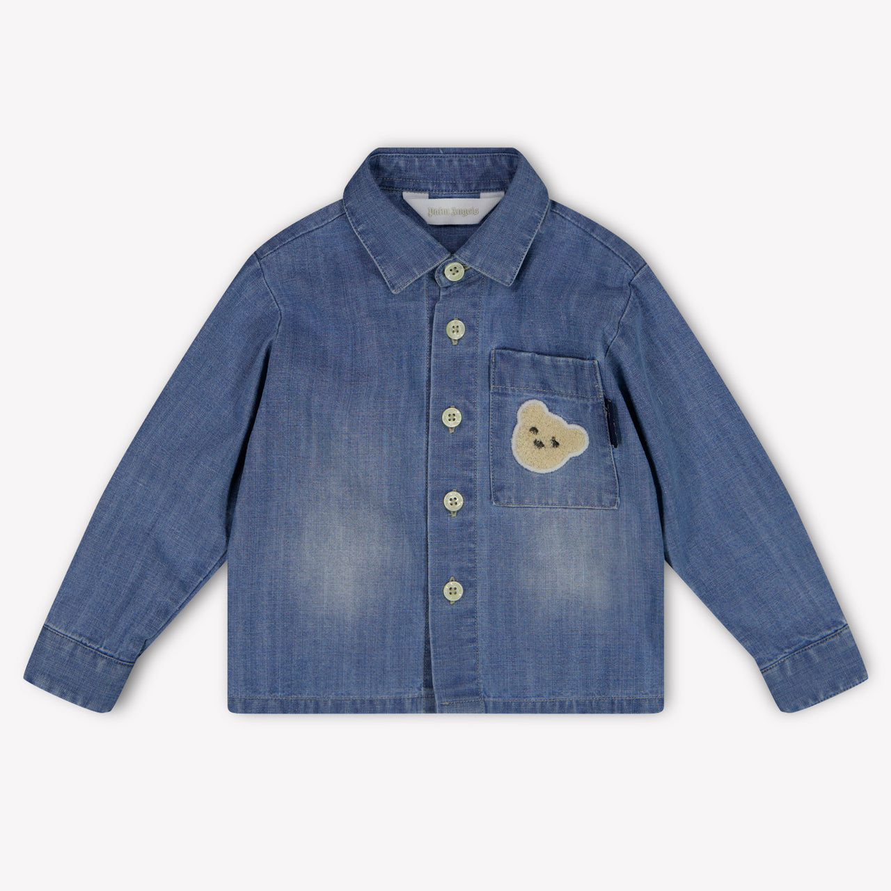 Palm Angels Baby Jungen Bluse rein Hellblau