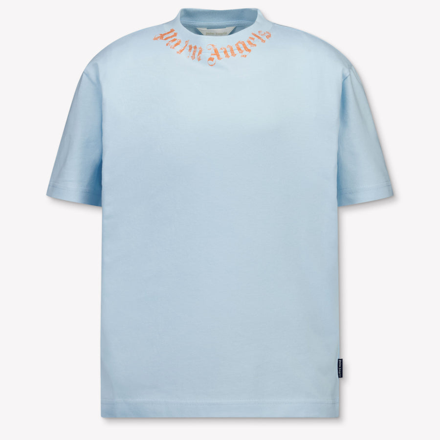 Palm Angels niños Chicos Camiseta adentro Azul Claro