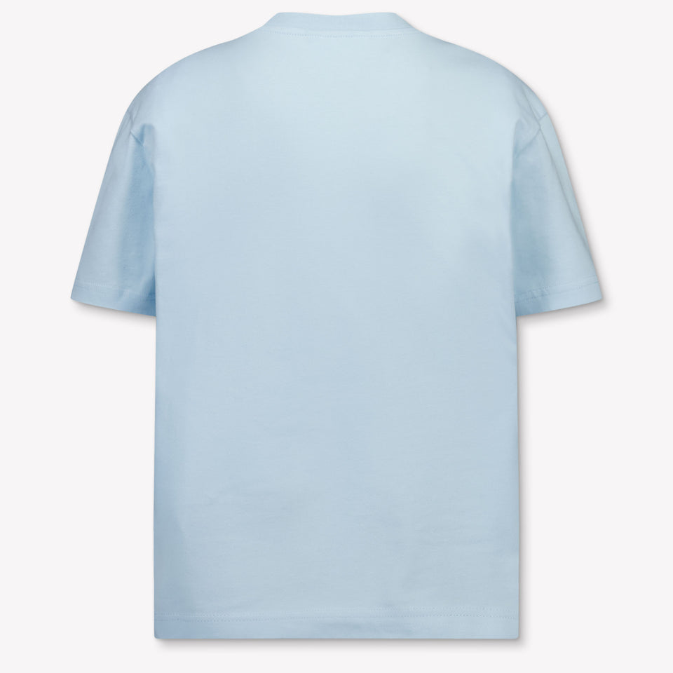 Palm Angels Kinder Jungen T-Shirt In Hellblau