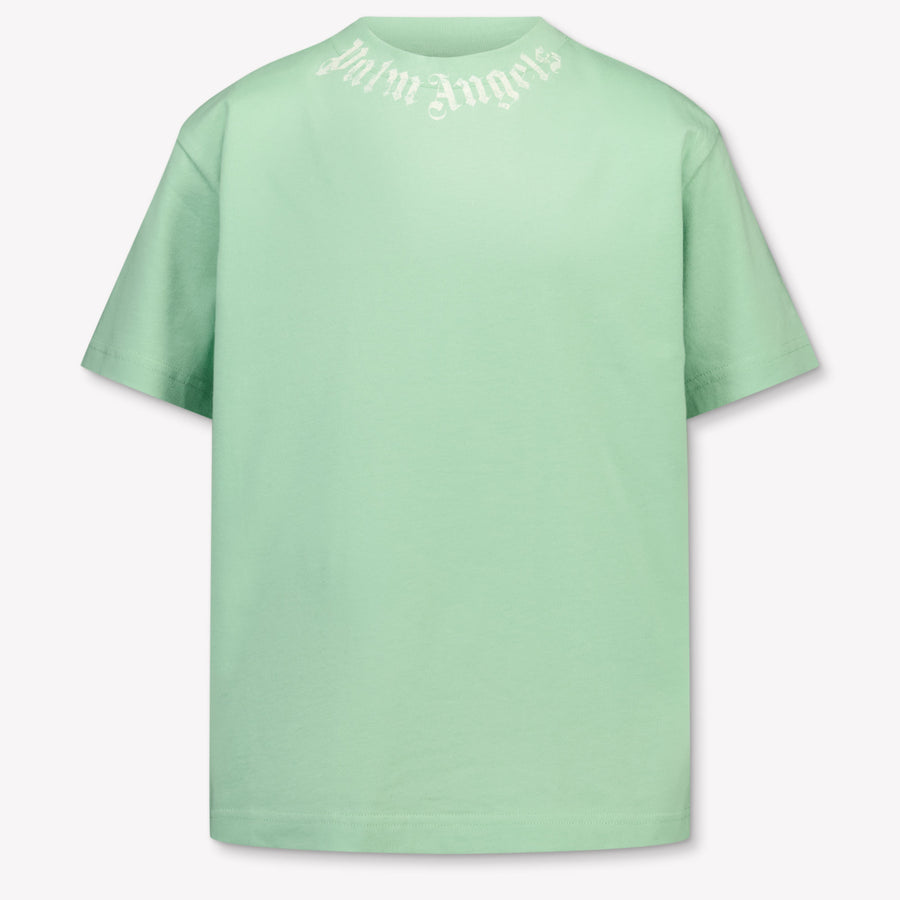 Palm Angels niños Chicos Camiseta adentro Verde