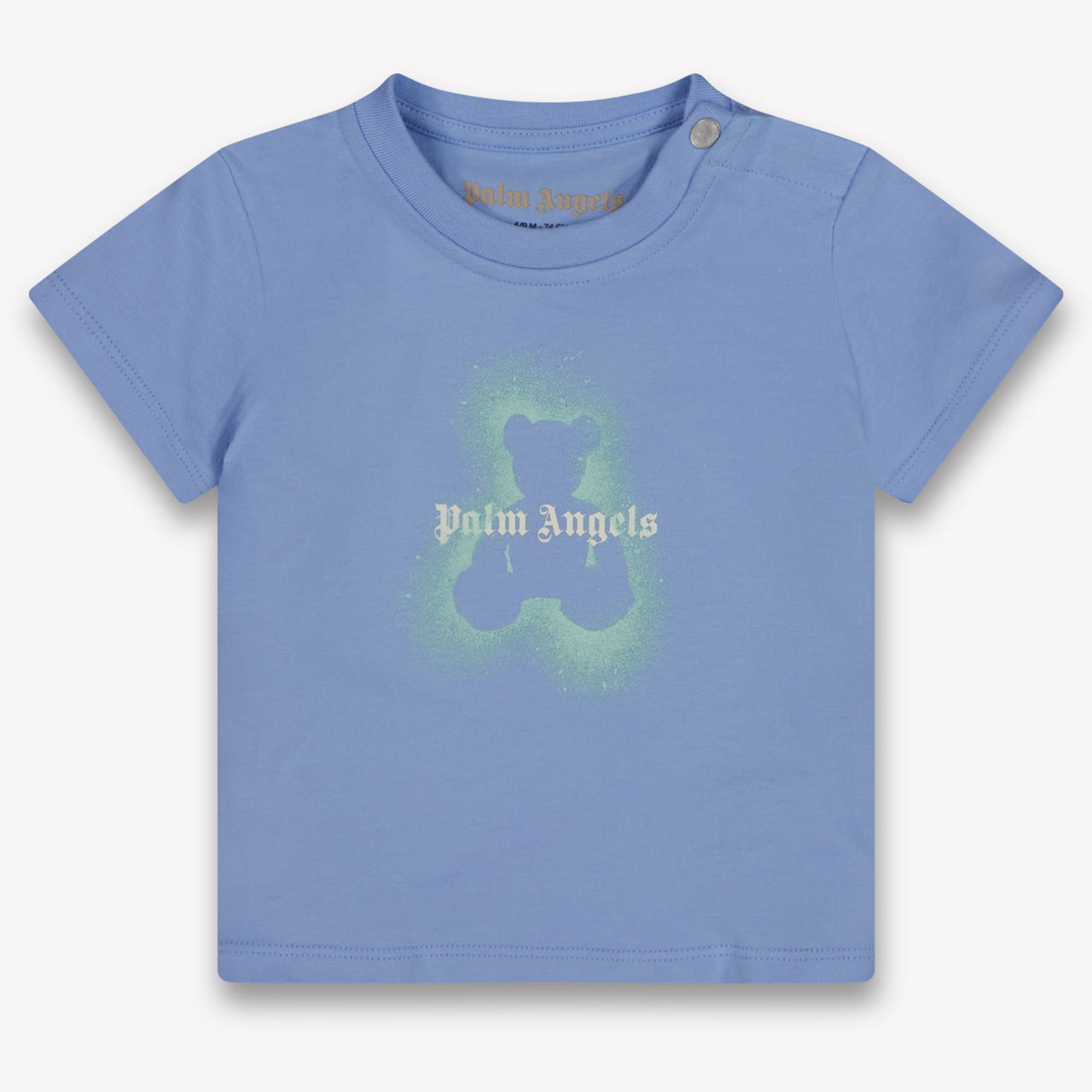 Palm Angels Baby Jungen T-Shirt In Hellblau