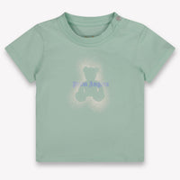 Palm Angels Bébé Garçons T-shirt dans Vert-Clair