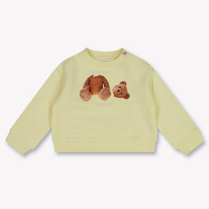 Palm Angels Baby Mädchen Pullover rein Gelb