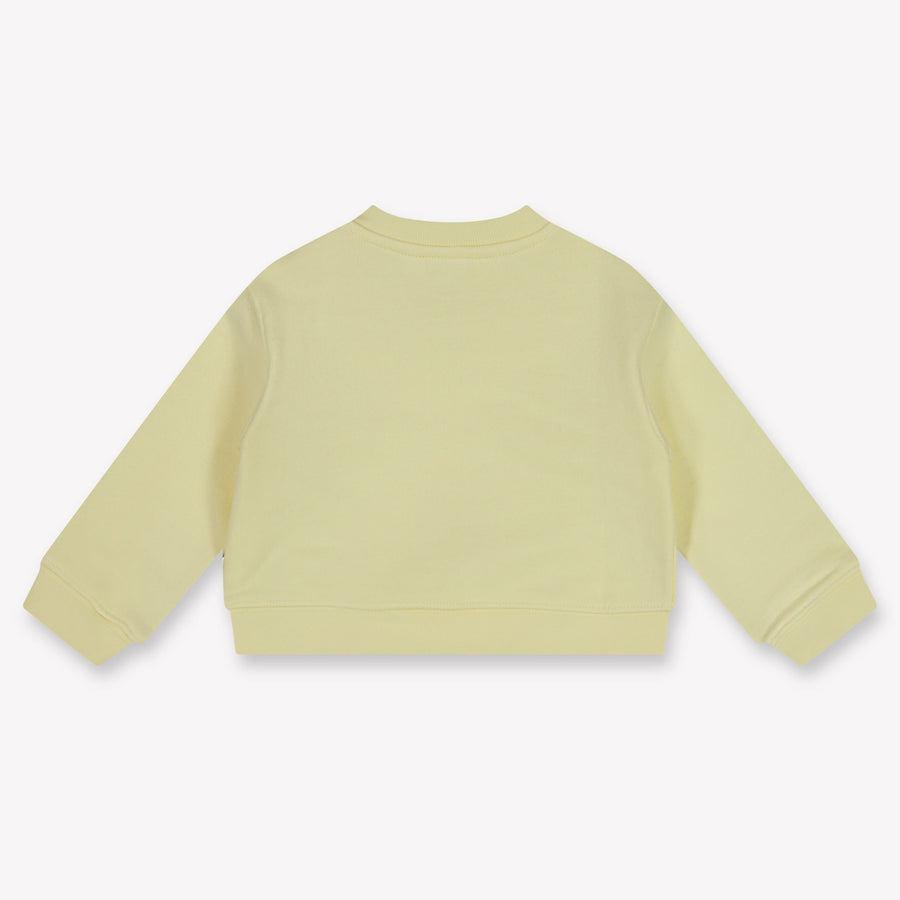 Palm Angels Baby Mädchen Pullover rein Gelb