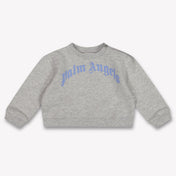 Palm Angels Bambino Ragazzi Maglione dentro Grigio