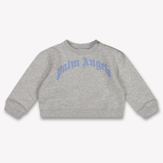 Palm Angels Bébé Garçons Pull en Gris