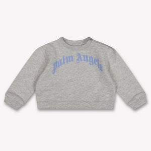 Palm Angels Baby Jungen Pullover rein Grau