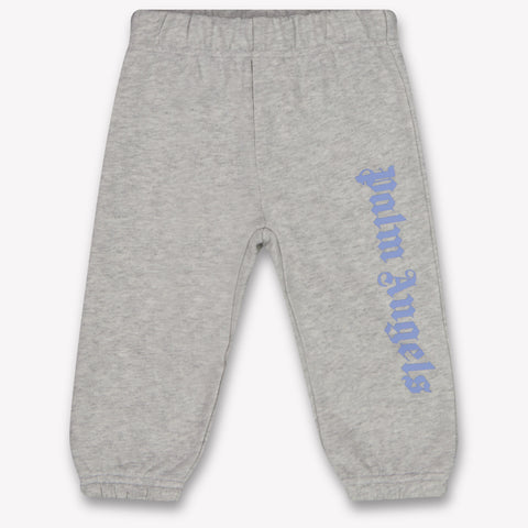 Palm Angels Baby Boys Pants In Gray