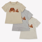 Palm Angels Baby Boys T-Shirt In Beige