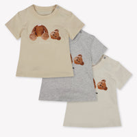 Palm Angels Baby Jungen T-Shirt In Beige