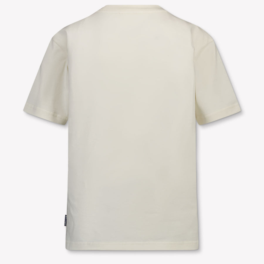 Palm Angels Kinder Mädchen T-Shirt In Grauweiß