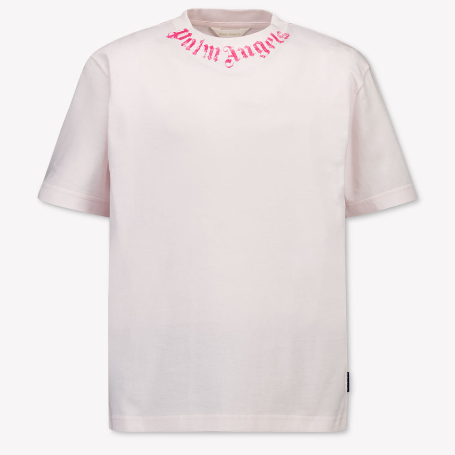 Palm Angels Kinder Mädchen T-Shirt In Rosa