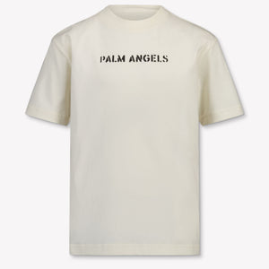 Palm Angels Bambini Ragazzi Maglietta dentro Off White
