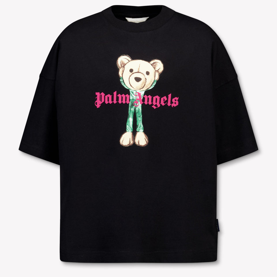 Palm Angels Kids Boys T-Shirt In Black