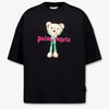 Palm Angels Kinder Jungen T-Shirt In Schwarz