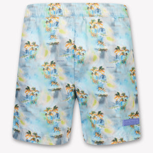 Palm Angels Bambini Ragazzi Costumi da bagno dentro Azzurro