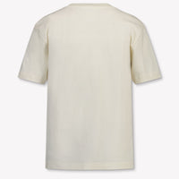 Palm Angels Kinder Mädchen T-Shirt In Grauweiß