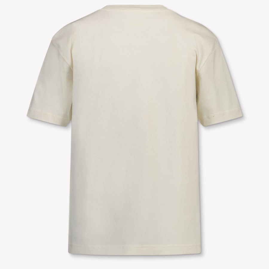 Palm Angels Kinder Mädchen T-Shirt In Grauweiß