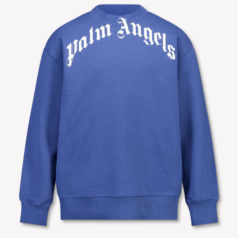 Palm Angels Bambini Ragazzi Maglione dentro Blu