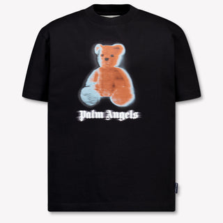 Palm Angels niños Chicos Camiseta adentro Negro
