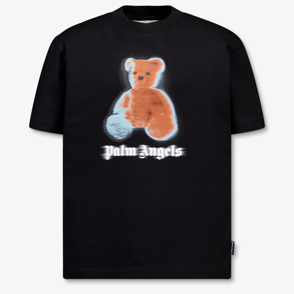 Palm Angels Kids Boys T-Shirt In Black