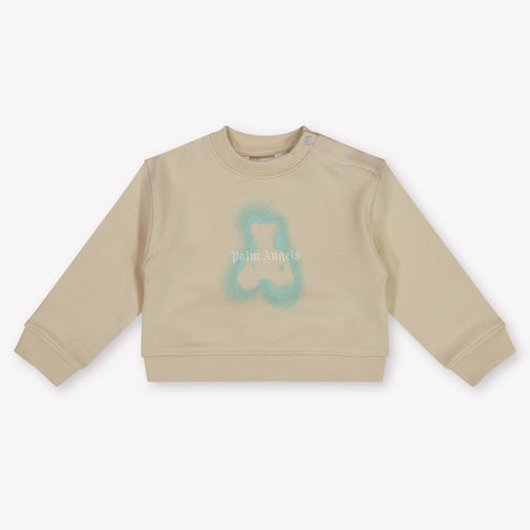 Palm Angels Baby Jungen Pullover rein Beige