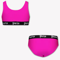Palm Angels Enfants Filles Maillots de bain Fuchsia