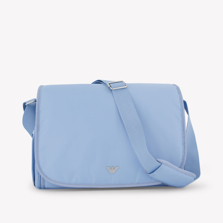 Armani Baby Unisex Wickeltasche In Hellblau