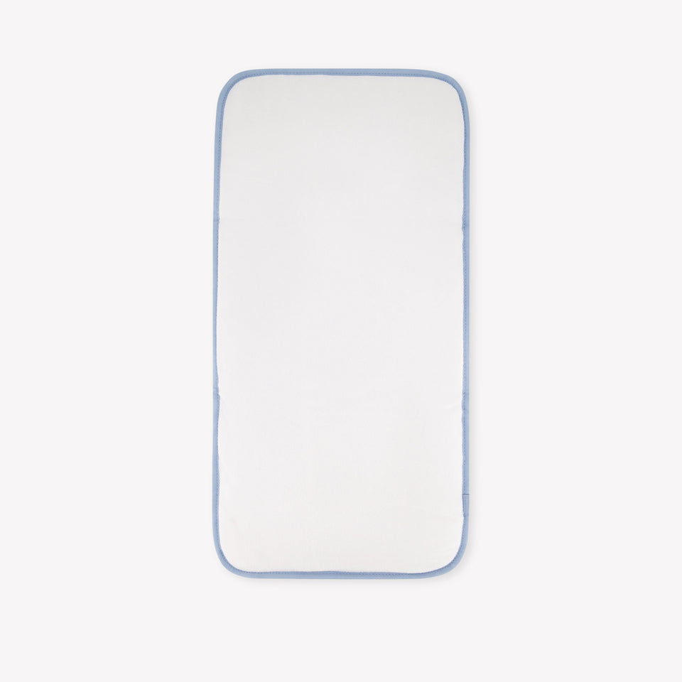 Armani Baby Unisex Diaper Bag In Light Blue