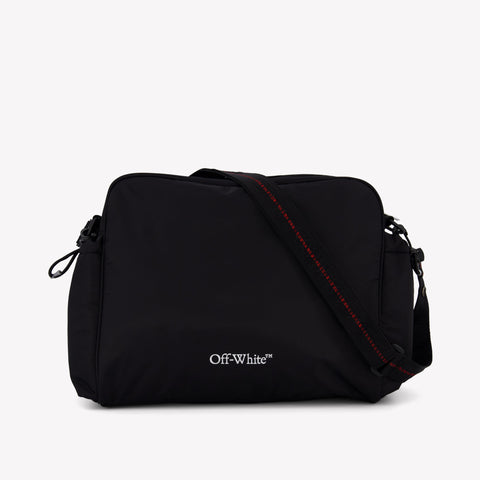Off-White Bebé Unisex Bolsa de pañales Negro