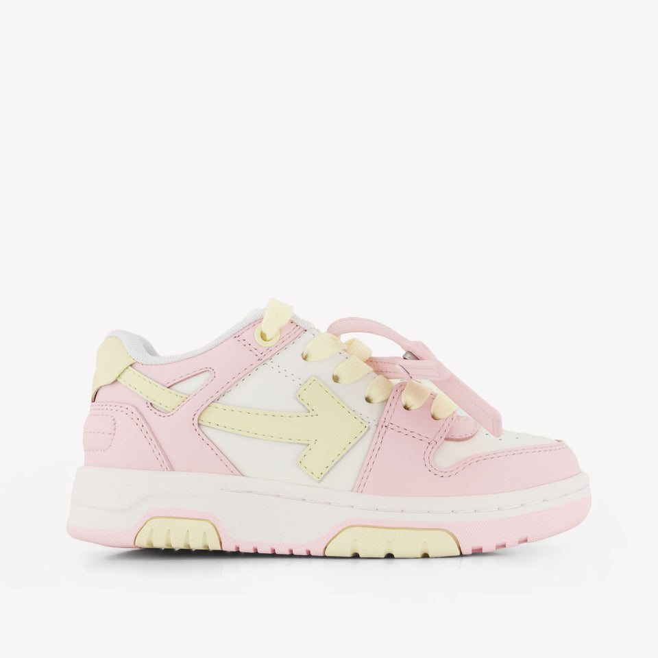 Off-White Filles Baskets dans Rose