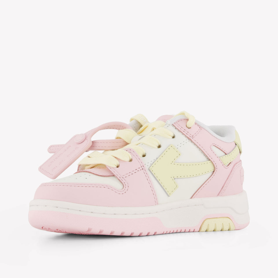 Off-White Filles Baskets dans Rose