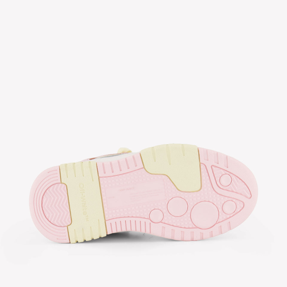 Off-White Filles Baskets dans Rose