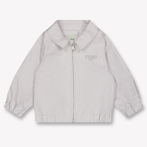 Fendi Bébé Garçons Veste d'été Gris Clair