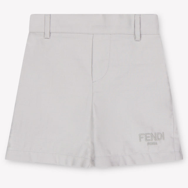 Fendi Baby Boys Set In Light Gray