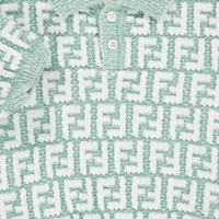 Fendi Bambino Unisex Polo In Verde Chiaro