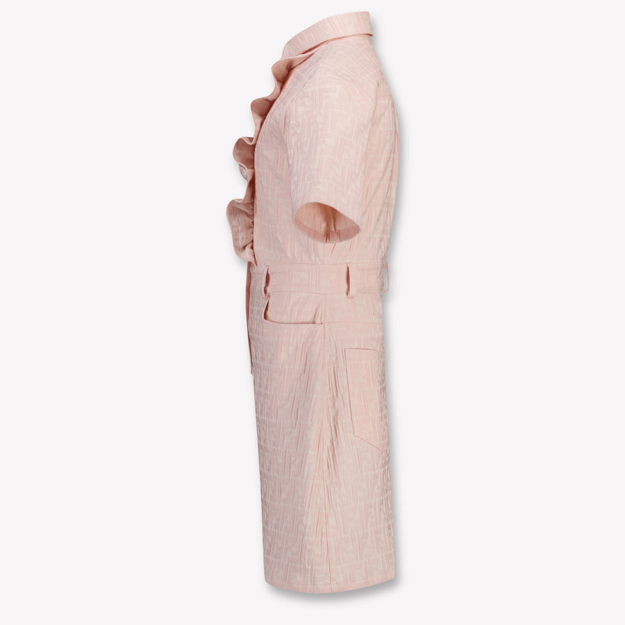 Fendi Enfants Filles Habillez-vous Rose Léger