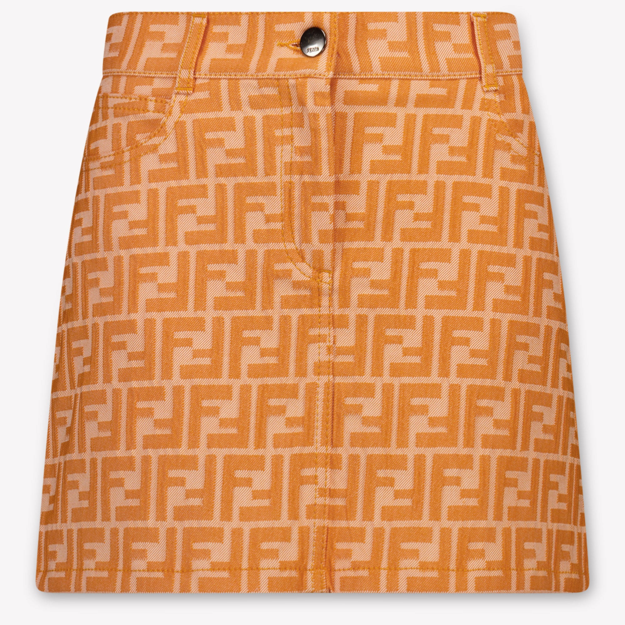 Fendi Enfants Filles Jupe en Orange