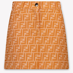 Fendi Kinder Mädchen Rock rein Orange