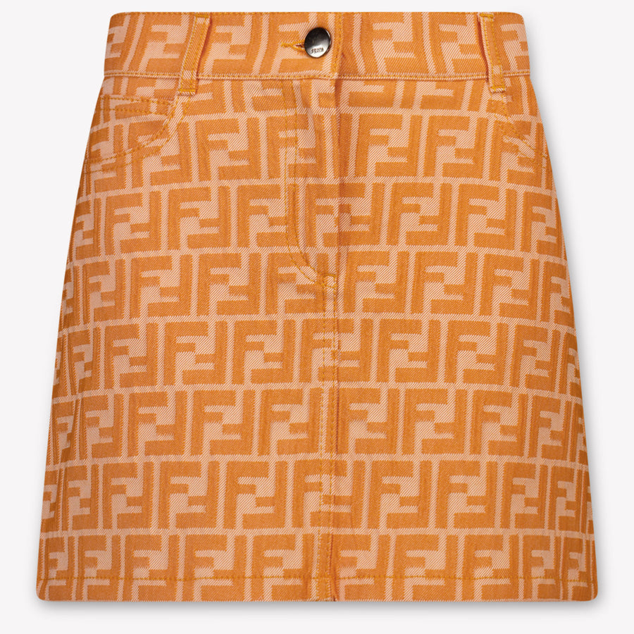 Fendi Kinder Mädchen Rock rein Orange