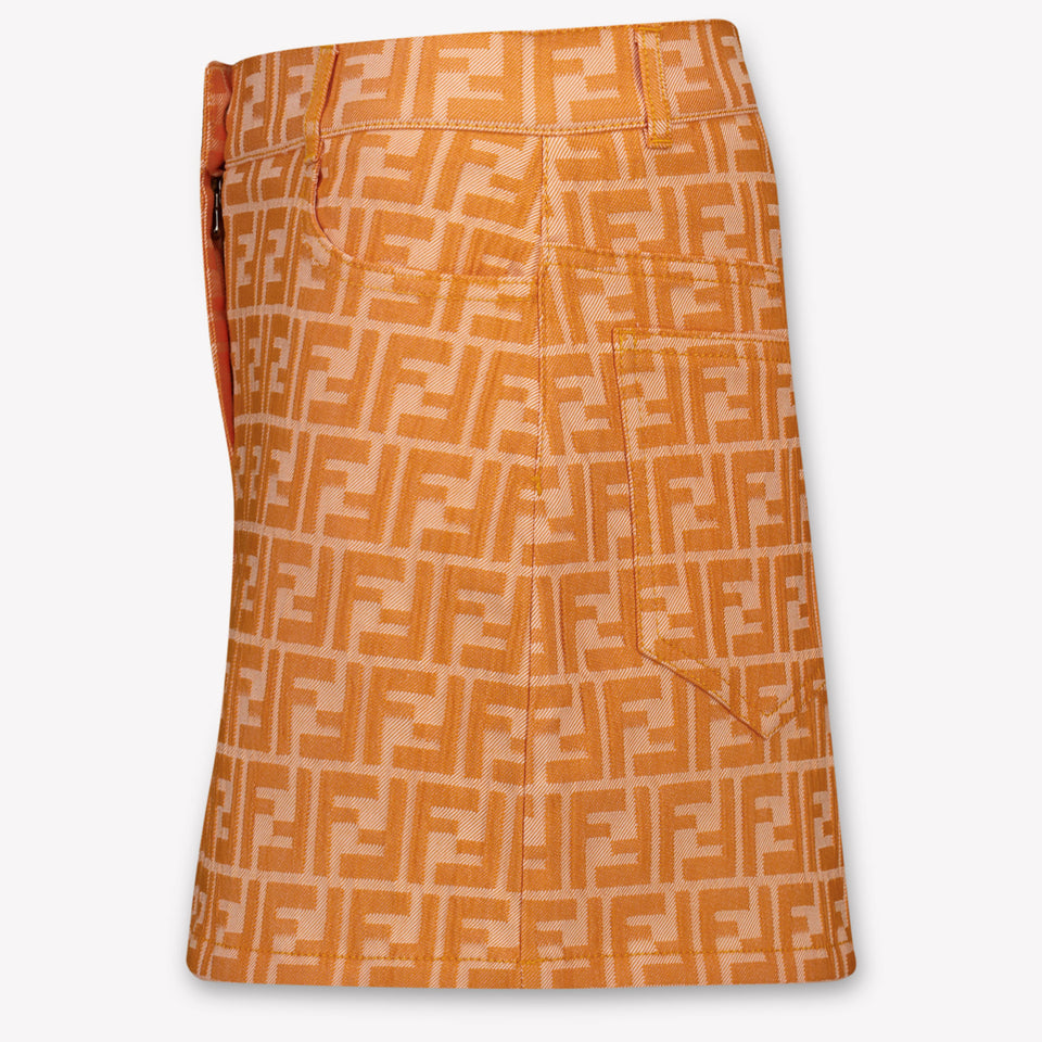 Fendi Bambini Ragazze Gonna dentro Arancione