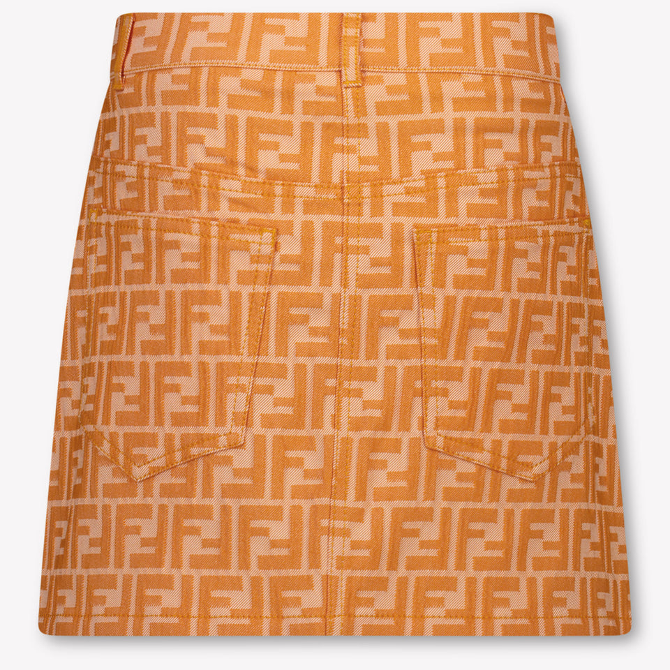 Fendi Bambini Ragazze Gonna dentro Arancione