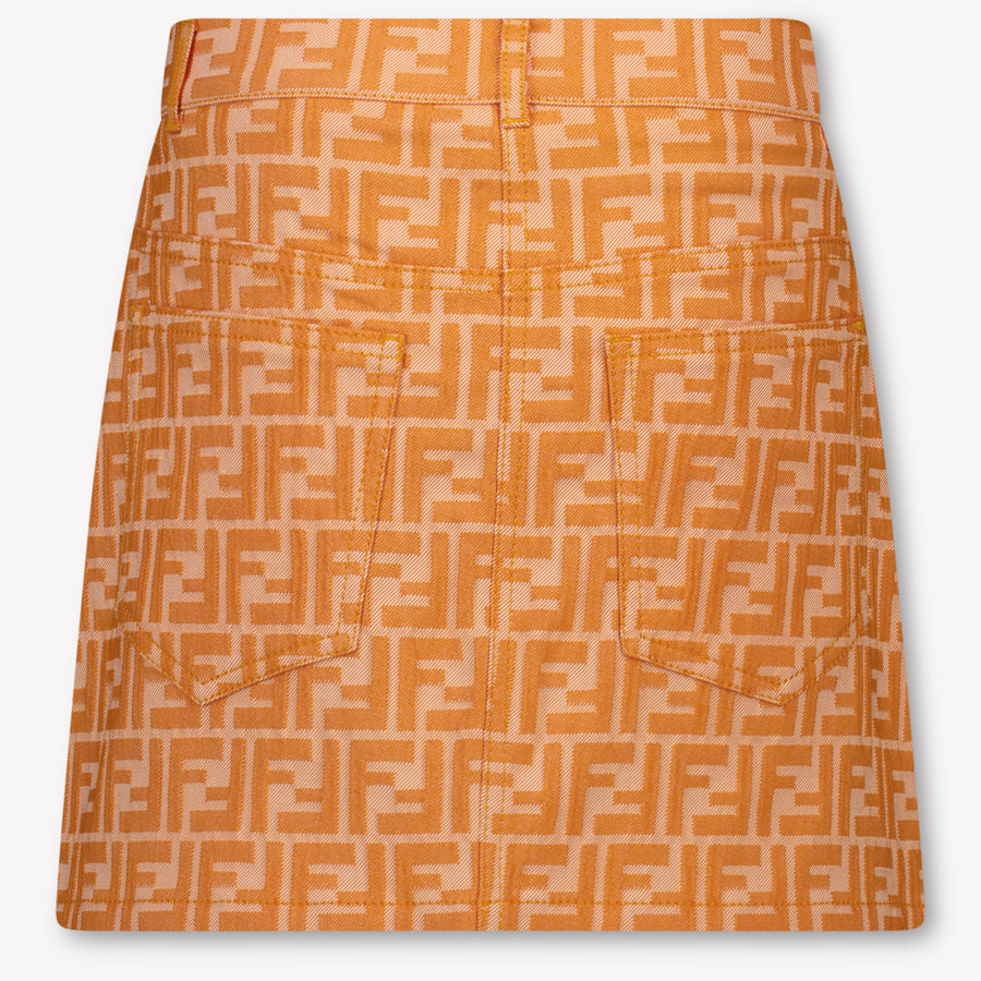 Fendi Kinder Mädchen Rock rein Orange