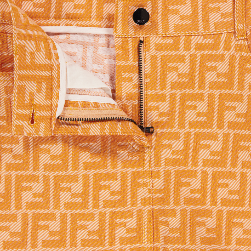 Fendi niños Chicas Falda adentro Naranja